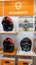 Schuberth Motorcycle modular touring Helmet logo brand display and sign text in