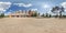 SCHUCHIN, BELARUS - MAY 2019: full seamless spherical hdri panorama 360 degrees angle view near historical building provincial