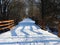 Schug Trail in winter in Tompkins County NYS