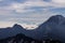 Schwarzkogel - Panoramic view of beautiful Karawanks mountain range in Carinthia, Austria