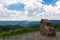 Schwarzwald Black Forest Landscape Wiesbach Rock Beautiful Overlook Mountaintop Trees Germany Europe Destination Clouds Blue Skies