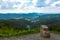 Schwarzwald Black Forest Landscape Wiesbach Rock Beautiful Overlook Mountaintop Trees Germany Europe Destination Clouds Blue Skies