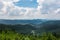 Schwarzwald Black Forest Landscape Wiesbach Rock Beautiful Overlook Mountaintop Trees Germany Europe Destination Clouds Blue Skies