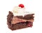 `SchwarzwÃ¤lderkirschtorte` - A small piece of Black Forest Cake