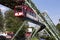 Schwebebahn train in wuppertal germany