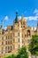 Schwerin Palace in romantic Historicism architecture style