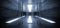 Sci Fi Futuristic Concrete Grunge Reflective Spaceship Led Laser Panel Stage Metal Structure Lights Long Hall Room Corridor Tunnel