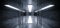 Sci Fi Futuristic Concrete Grunge Reflective Spaceship Led Laser Panel Stage Metal Structure Lights Long Hall Room Corridor Tunnel