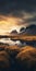 Sci-fi Inspired Sunset In Iceland: A Grandiose Imaginative Landscape