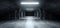 Sci Fi Modern Dark Concrete Cement Asphalt Futuristic Spaceship Elegant Underground Garage Tunnel Corridor Empty Space White Glow