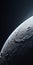 Sci-fi Noir: Close-up Shot Of Nasa\\\'s Moon In Bold And Angular Style