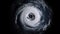 Sci-fi Noir Hurricane: Swirling Swirls In Extreme Angle
