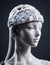 Sci-fi robotic brain organ, system cyborg brain. Generative AI