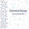 Science background with molecules. Chemical design