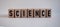 Science, backup plan, the inscription on wooden