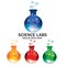 Science Beaker Lab Logo  Medical Health Chemical Industry