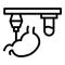 Science bioprinting icon, outline style