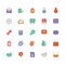 Science Colored Vector Icons 9