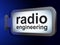 Science concept: Radio Engineering on billboard background