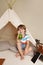 Science Education through Indoor Play in Teepee Tent