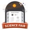 science fair poster. Vector illustration decorative design