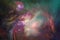 Science fiction space wallpaper, galaxies and nebulas in awesome cosmic image