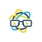 Science Geek Logo Icon Design