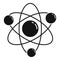 Science gravity icon, simple style