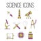 Science Icon pack. Education set