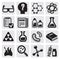 Science icon set