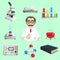 Science Icons Realistic