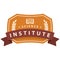 science institute logo element. Vector illustration decorative design