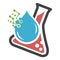 Science Laboratory Experiment Beaker Logo