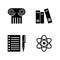 Science. Simple Related Vector Icons