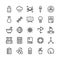 Science and Technology Line Vector Icons 18