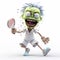 Scientific Accuracy Meets Sparklecore: The Zombie Tennis Player