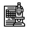 scientific approach line icon vector illustration