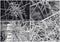 Scientific collage. Crystal photo from electron microscope