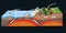 Scientific ground cross-section to explain subduction and plate tectonics