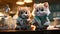 Scientist Kittens in a Laboratory Setting AI Generated