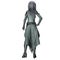 Scifi Alien Woman with Gray Skin, 3D Illustration, 3D rendering