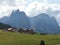 Sciliar mountain in Sud Tyrol