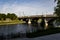 Scioto River and Broad Street Arch Bridge - Columbus, Ohio