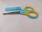 Scissors for children with a rounded end