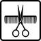 Scissors and comb