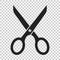 Scissors flat icon. Scissor vector illustration