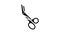 scissors medical glyph icon animation