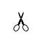 Scissors solid icon, tailor and school element