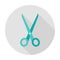 Scissors Tool Circle Icon