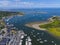 Scituate Harbor aerial view, MA, USA